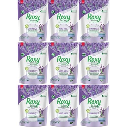 Dalan Roxy Bio Clean Matik Sabun Tozu 800GR Lavanta Bahçesi (9 Lu Set) (234 Yıkama)