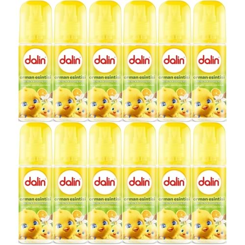 Dalin Bebek Kolonyası 150ML Orman Esintisi (Turunçgiller-Yasemin-Misk Kokulu) (12 Li Set)