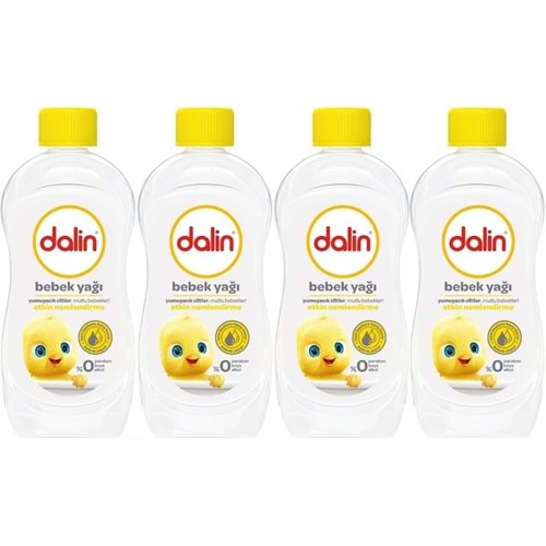 Dalin Bebek Yağı 300ML Klasik Etkin Nemlendirici (4 Lü Set)