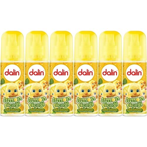 Dalin Bebek Kolonyası 150ML Limon Çiçeği (Limon-Bergomat-Papatya) (6 Lı Set)