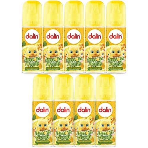 Dalin Bebek Kolonyası 150ML Limon Çiçeği (Limon-Bergomat-Papatya) (9 Lu Set)