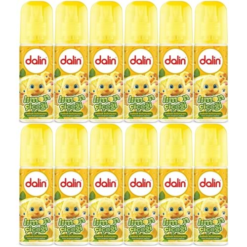 Dalin Bebek Kolonyası 150ML Limon Çiçeği (Limon-Bergomat-Papatya) (12 Li Set)