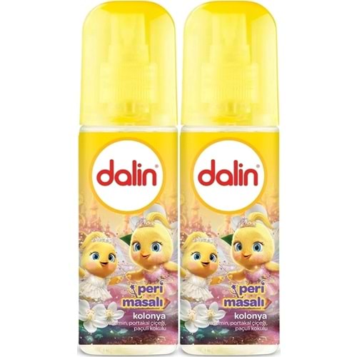 Dalin Bebek Kolonyası 150ML Peri Masalı (Yasemin-Portakal Çiceği-Paçuli Kokulu) (2 Li Set)