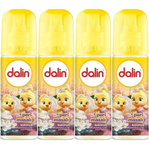 Dalin Bebek Kolonyası 150ML Peri Masalı (Yasemin-Portakal Çiceği-Paçuli Kokulu) (4 Lü Set)