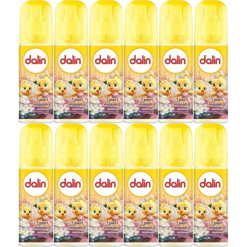 Dalin Bebek Kolonyası 150ML Peri Masalı (Yasemin-Portakal Çiceği-Paçuli Kokulu) (12 Li Set)