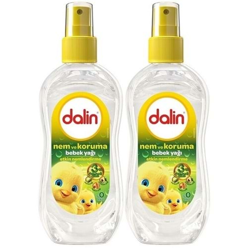 Dalin Bebek Yağı 200ML Sprey Nem ve Koruma (2 Li Set)