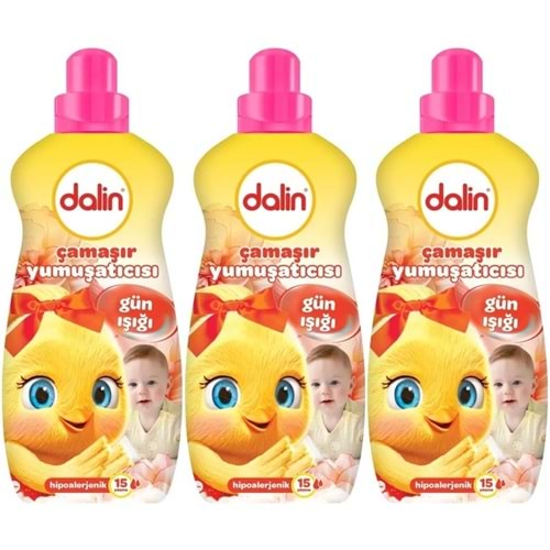 Dalin Çamaşır Yumuşatıcı 1500ML Gün Işığı (Hipoalerjenik) (3 Lü Set)