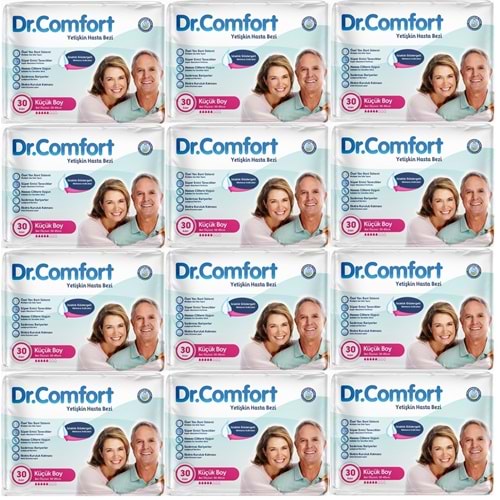 Dr.Comfort Yetişkin Bezi Bel Bantlı Tekstil Yüzeyli M - Orta - Medium 360 Adet