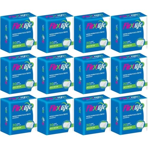 Flexi Life Yetişkin Alt Açma Yatak Koruyucu Örtü 60*90CM Klasik 360 Adet (12PK*30)