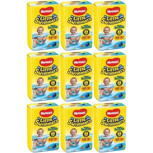 Huggıes Little Swımmers Mayo Bebek Bezi 5-6 Beden 12-18 KG 99 Adet 9PK*11