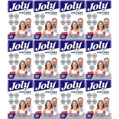 Joly Emici Külot Yetişkin Bezi L - Büyük - Large 360 Adet