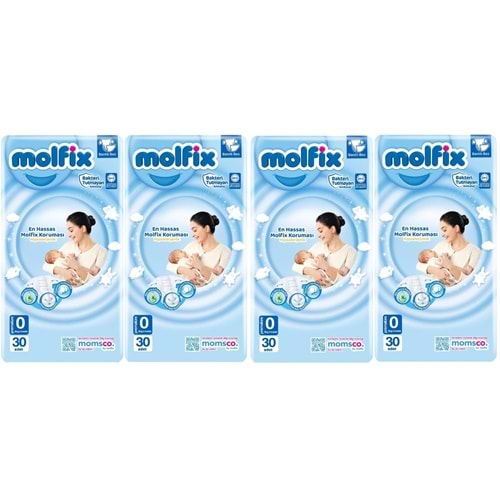 Molfix Bebek Bezi Ekonomik 0 Beden 0-3 KG Prematüre 120 Adet