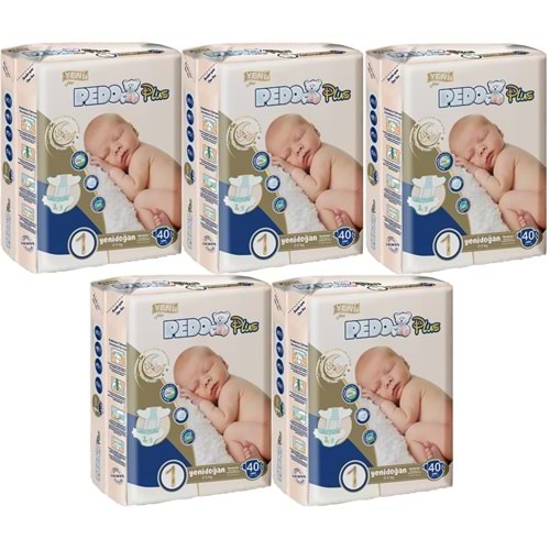 Pedo Plus Bebek Bezi 1 Beden 2-5 KG Yeni Doğan 200 Adet Jumbo MeGa Pk