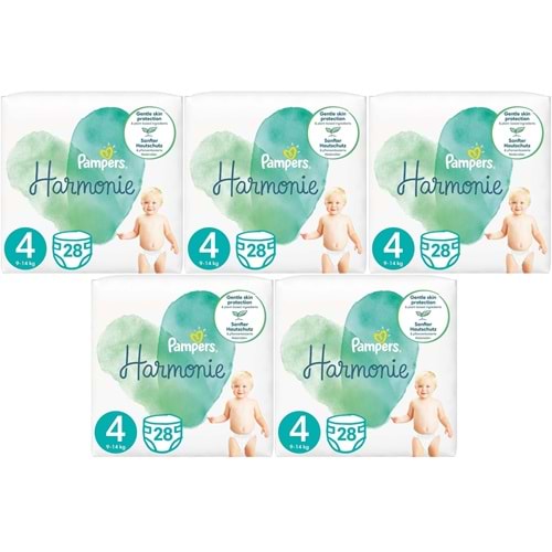 Prima Pampers Harmonie Bebek Bezi 4 Beden 9-14 KG Maxi 140 Adet MeGa Ultra Fırsat Pk
