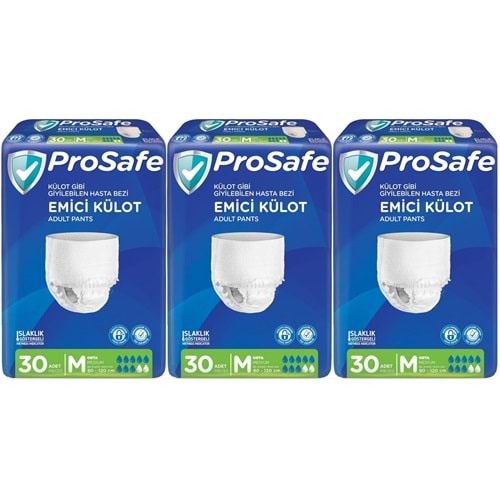 Prosafe Emici Külot Yetişkin Bezi Orta-Medium 90 Adet (3PK*30)