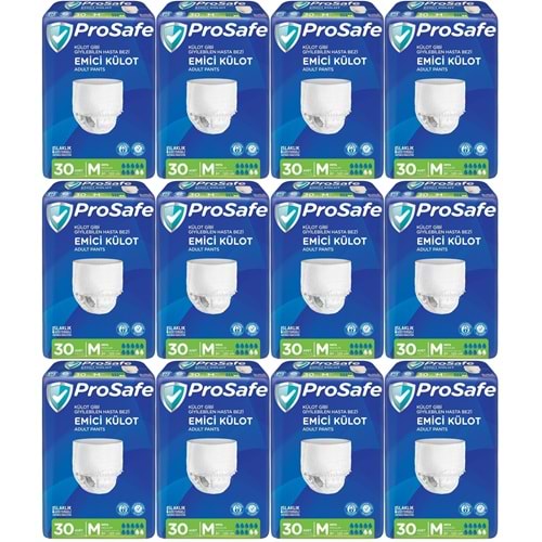 Prosafe Emici Külot Yetişkin Bezi Orta-Medium 360 Adet (12PK*30)