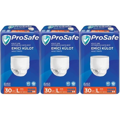 Prosafe Emici Külot Yetişkin Bezi Büyük-Large 90 Adet (3PK*30)