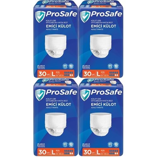 Prosafe Emici Külot Yetişkin Bezi Büyük-Large 120 Adet (4PK*30)