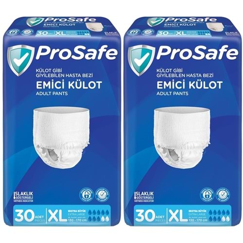 Prosafe Emici Külot Yetişkin Bezi XL-Extra Large 60 Adet (2PK*30)