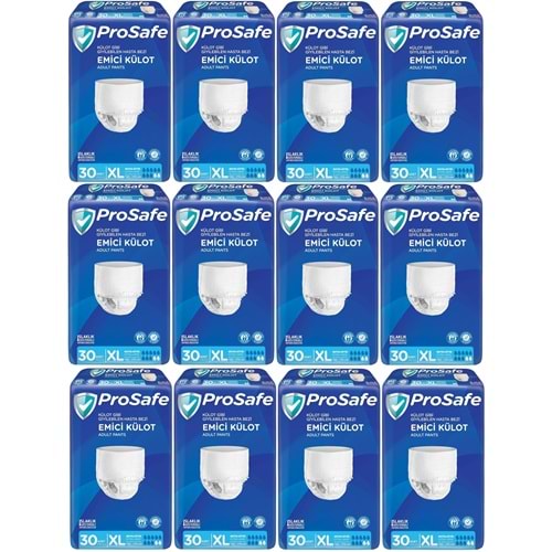 Prosafe Emici Külot Yetişkin Bezi XL-Extra Large 360 Adet (12PK*30)