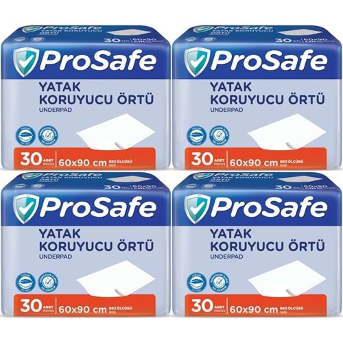 Prosafe Yetişkin Alt Açma Yatak Koruyucu Örtü 60*90CM 120 Adet (4PK*30)