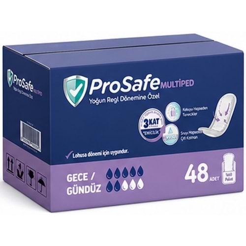 Prosafe Multiped Regl - Mesane - Lohusa Pedi S - Küçük - Small Gece/Gündüz 48 Adet