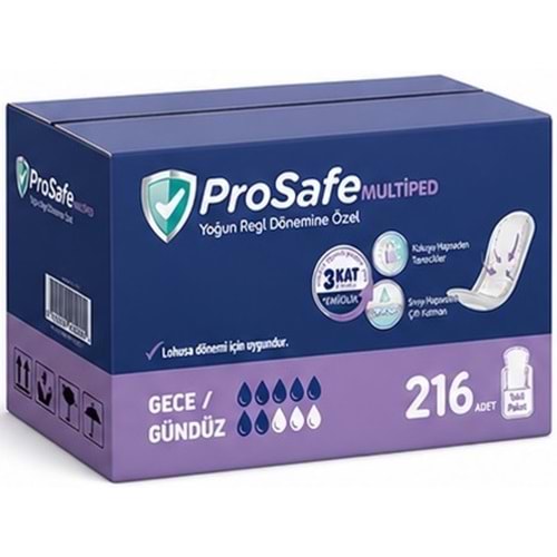 Prosafe Multiped Regl - Mesane - Lohusa Pedi S - Küçük - Small Gece/Gündüz 216 Adet