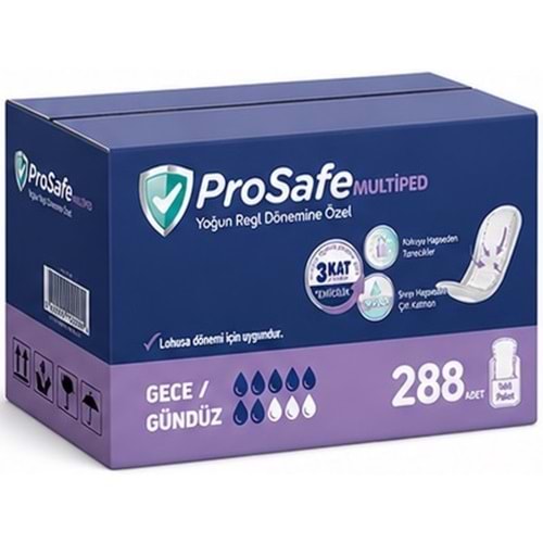 Prosafe Multiped Regl - Mesane - Lohusa Pedi S - Küçük - Small Gece/Gündüz 288 Adet