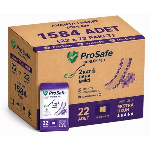Prosafe Günlük Ped Uzun 1584 Adet