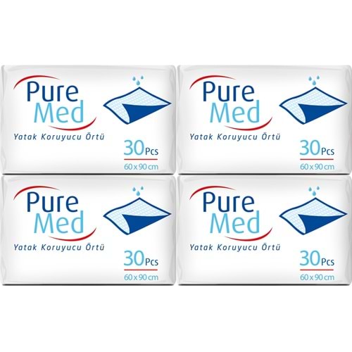 Puremed Yetişkin Yatak Koruyucu 60*90CM 120 Adet (4PK*30)