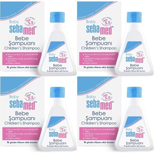 Sebamed Bebek Şampuanı 250ML (4 Lü Set)