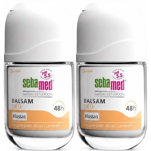 Sebamed Roll-On 50ML Balsam Hassas/Sensitive (2 Li Set)