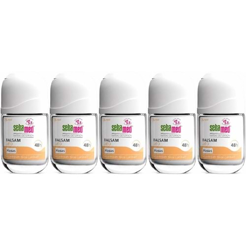 Sebamed Roll-On 50ML Balsam Hassas/Sensitive (5 Li Set)