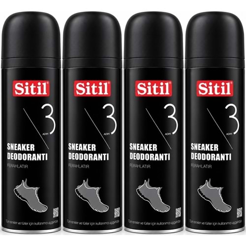 Sitil Sneaker Ayakkabı Deodorantı 150 ML (4 Lü Set)