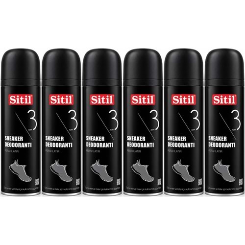 Sitil Sneaker Ayakkabı Deodorantı 150 ML (6 Lı Set)