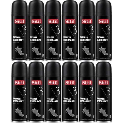 Sitil Sneaker Ayakkabı Deodorantı 150 ML (12 Li Set)