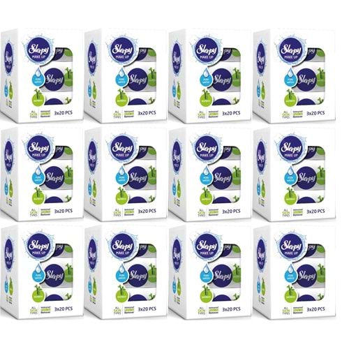 Sleepy Yüz Temizleme Havlusu Bamboo Make Up 720 Yaprak (36PK*20)