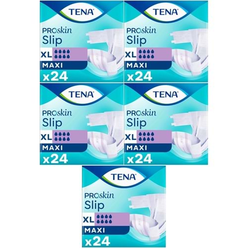 Tena Proskin Slip Maxi Bel Bantlı Yetişkin Bezi XL - Ekstra Large - Extra Large 120 Adet