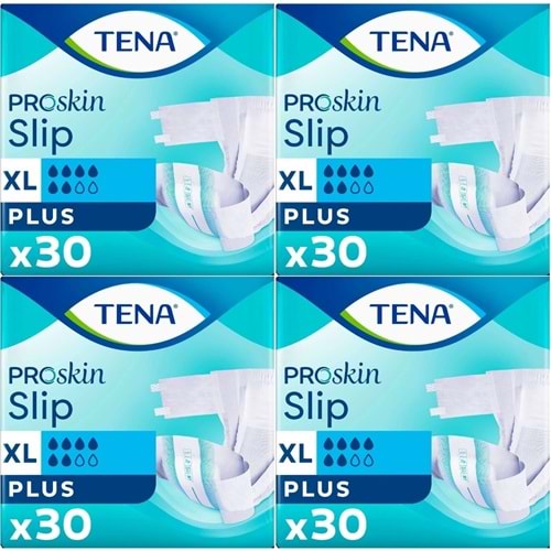 Tena Proskin Slip Plus Bel Bantlı Yetişkin Bezi XL - Ekstra Büyük - Extra Large 120 Adet