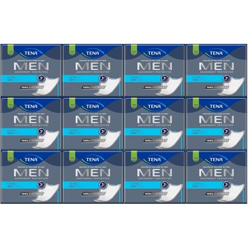 Tena Men Emici Koruma Level 1 Erkek Mesane Pedi 288 Adet