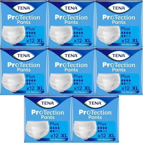 Tena ProTection Pants Plus Emici Külot Yetişkin Bezi XL - Ekstra Büyük - Extra Large 96 Adet