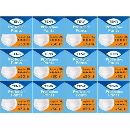 Tena ProTection Pants Regular Emici Külot Yetişkin Bezi XL - Ekstra Büyük - Extra Large 360 Adet