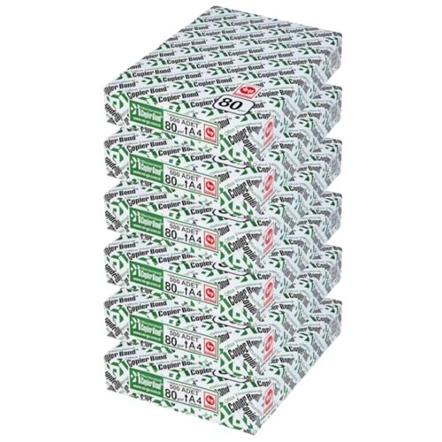 Copier Bond (Ve-Ge) A4 80GR/M2 Fotokopi Kağıdı 3000 Adet (6PK*500)