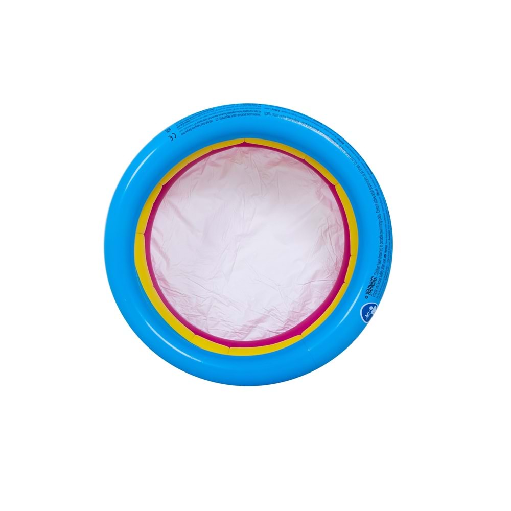 Sunrise Kiddy 3 Halkalı Renkli Şişme Çocuk Havuzu 76 cm x 25 cm 10086