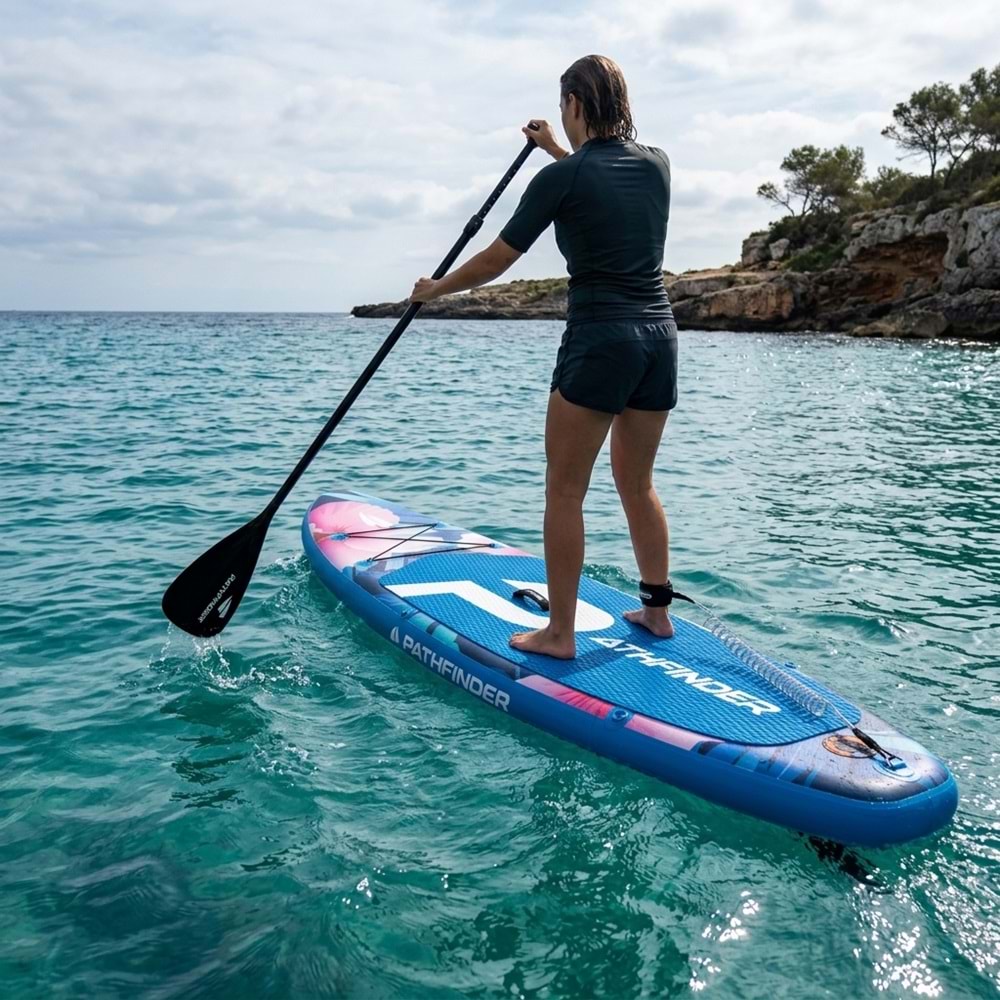 Pathfinder Flamingo Mavi Şişme SUP Board Seti 34237