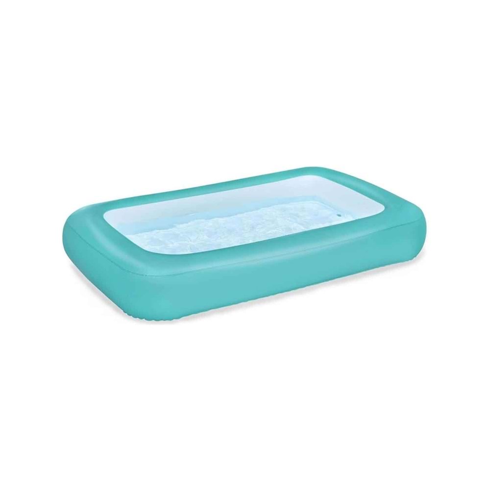 Bestway Yeşil Dikdörtgen Havuz 165 x 104 x 25 cm Çocuklar İçin Sıcak Yaz Eğlencesi