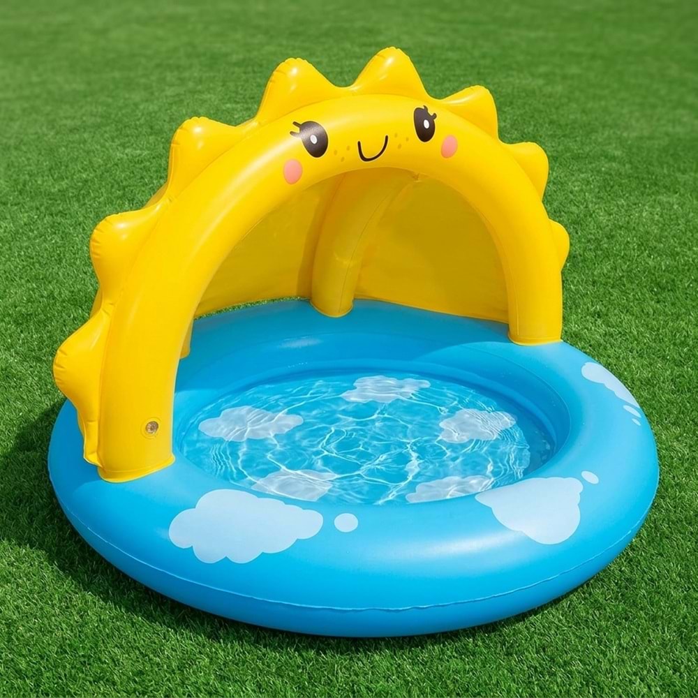 Bestway Sunny Days Güneşlikli Çocuk Havuzu 101cm x 97cm x 71cm 52637