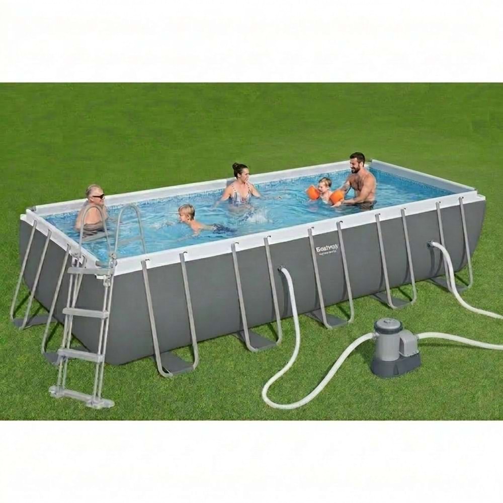 Bestway Dildörtgen Prefabrik Havuz 640x274x132cm 5611Z