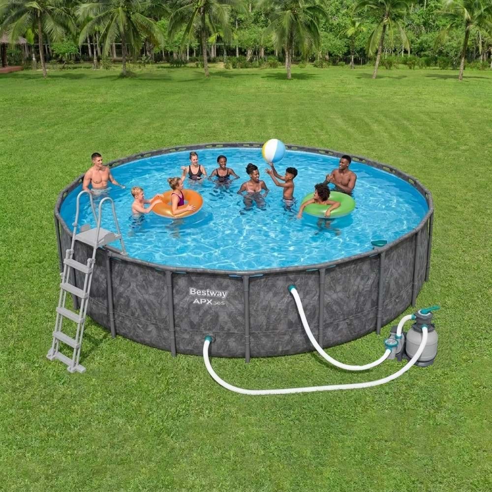 Bestway® APX 365™ 561JZ Çember Prefabrik Havuz Seti 6,71 m x 1,32 m