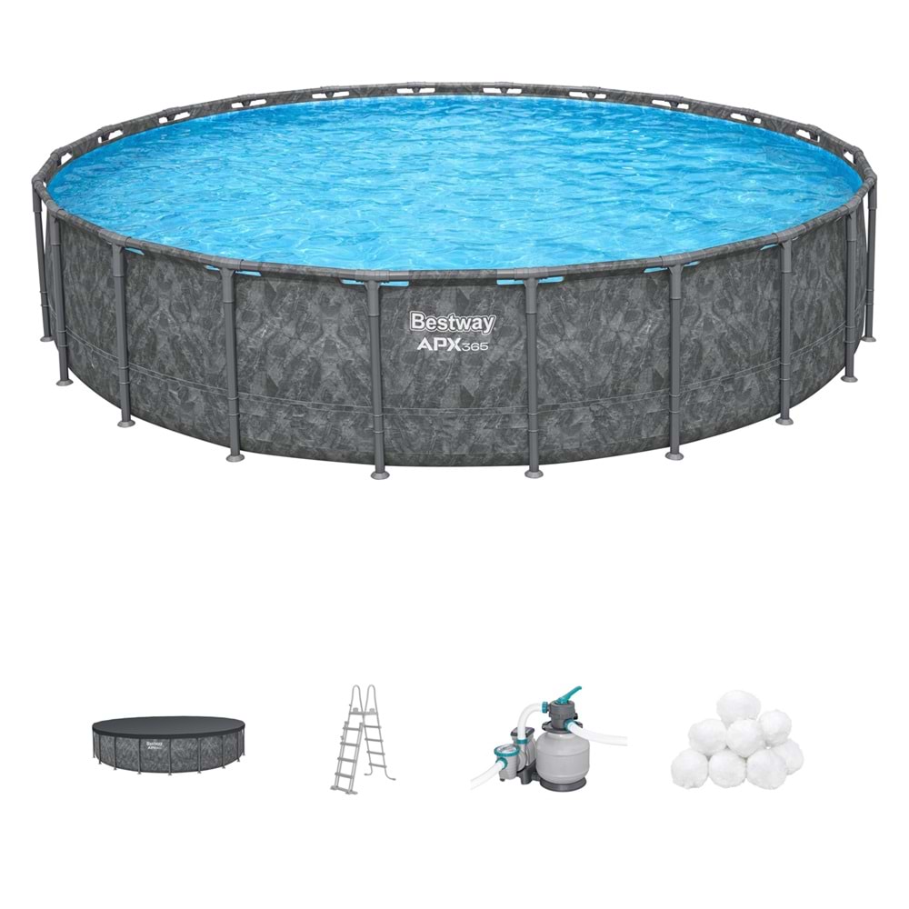 Bestway® APX 365™ 561JZ Çember Prefabrik Havuz Seti 6,71 m x 1,32 m